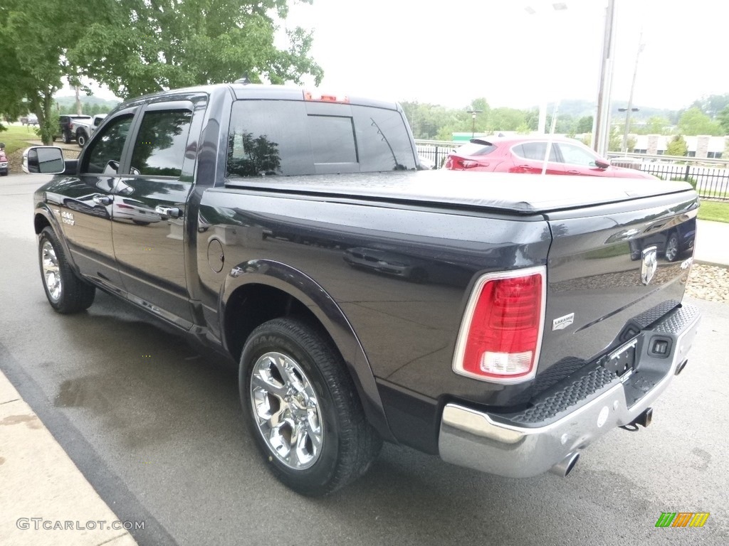 2017 1500 Laramie Crew Cab 4x4 - Maximum Steel Metallic / Black photo #7