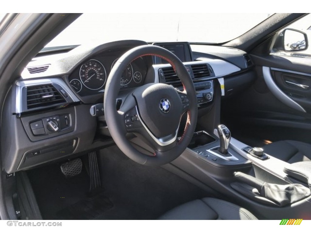 2018 3 Series 330i Sedan - Glacier Silver Metallic / Black photo #4