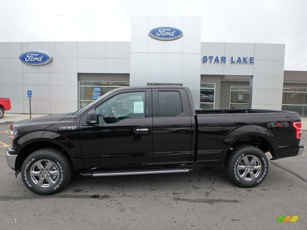 2018 F150 XLT SuperCab 4x4 - Magma Red / Earth Gray photo #1