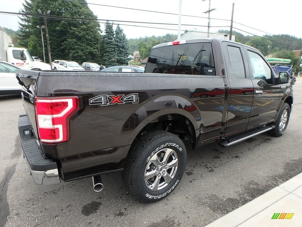 2018 F150 XLT SuperCab 4x4 - Magma Red / Earth Gray photo #5