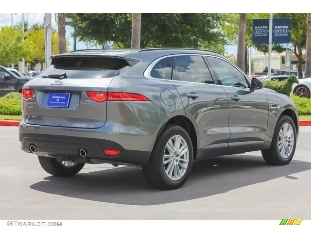 2017 F-PACE 35t AWD Prestige - Ammonite Grey / Light Oyster w/Pistachio photo #7