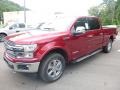 2018 Ruby Red Ford F150 Lariat SuperCrew 4x4  photo #2