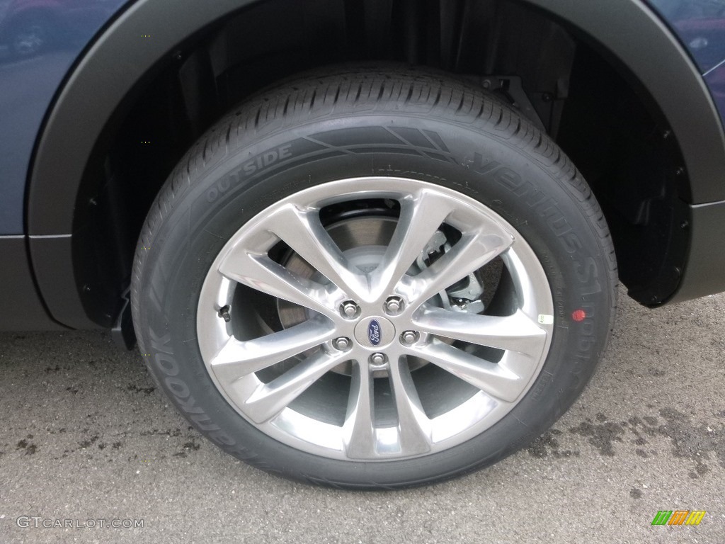 2018 Explorer XLT 4WD - Blue Metallic / Ebony Black photo #7