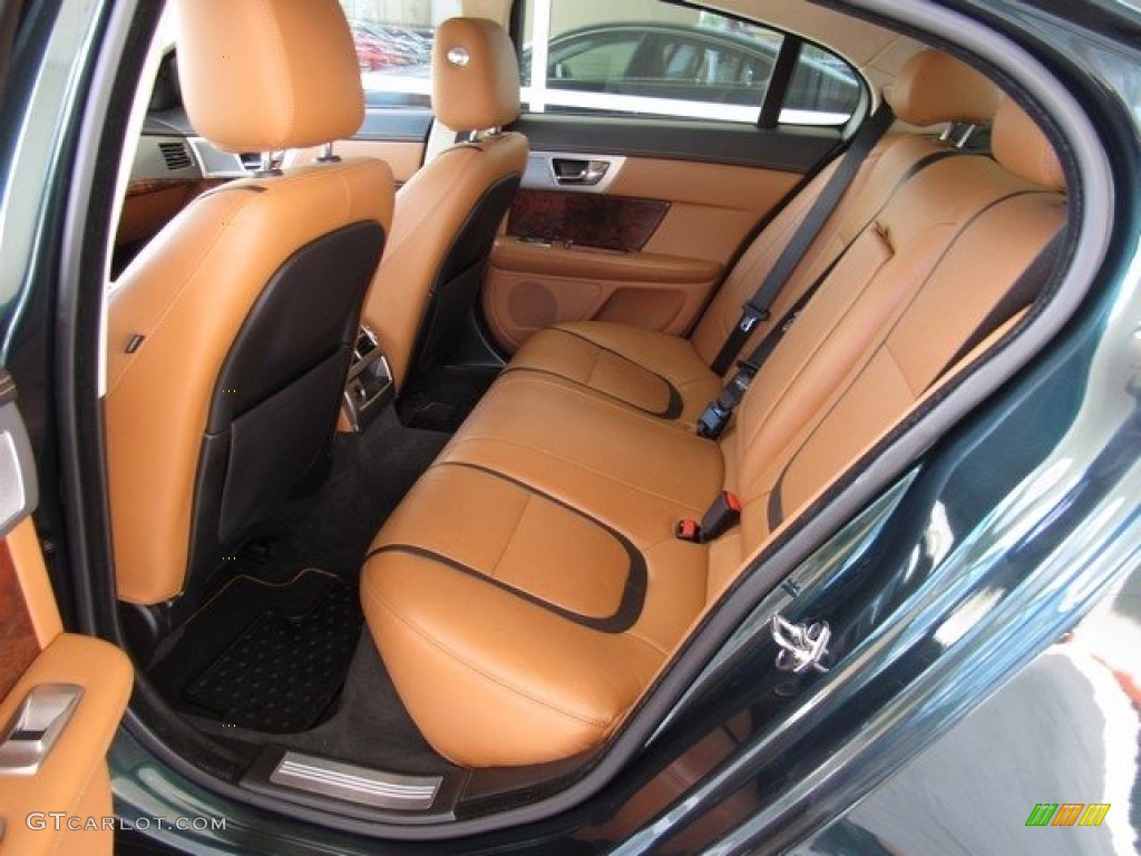 2012 XF Portfolio - British Racing Green Metallic / London Tan/Warm Charcoal photo #13