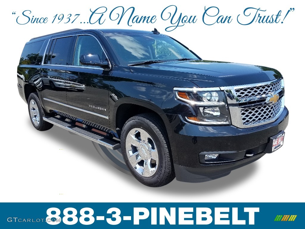 2019 Suburban LT 4WD - Black / Jet Black photo #1