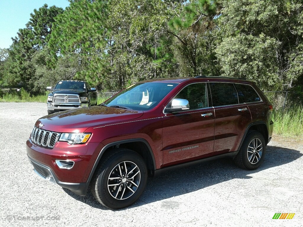 2018 Grand Cherokee Limited - Velvet Red Pearl / Black photo #1