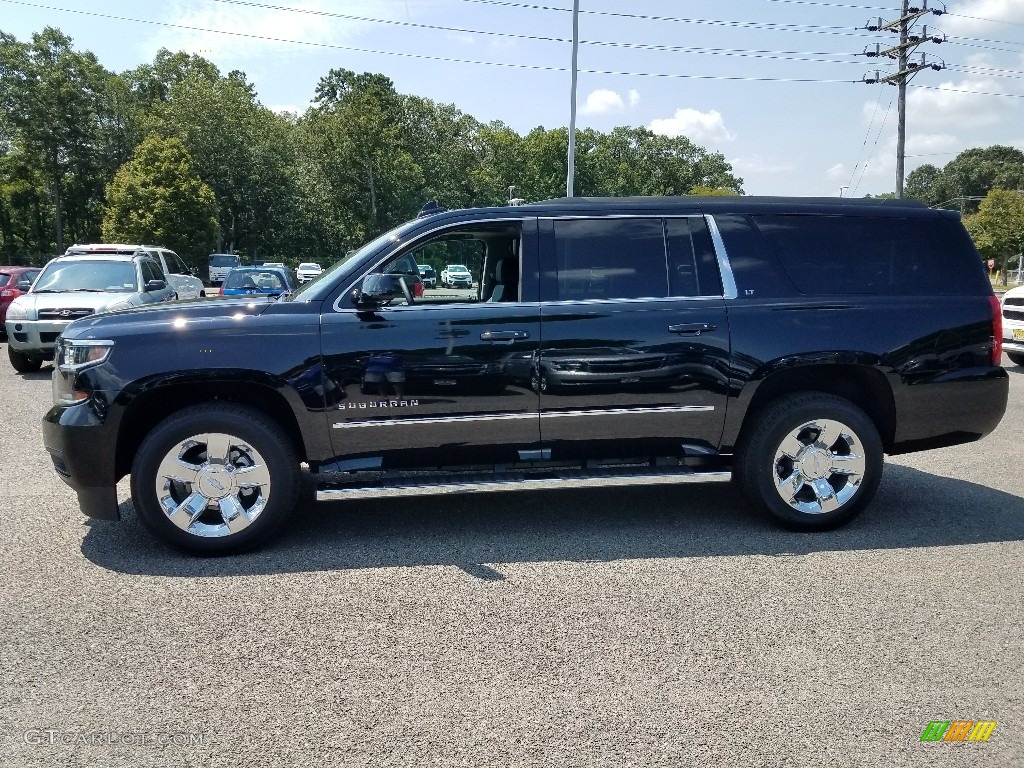 Black 2019 Chevrolet Suburban LT 4WD Exterior Photo #128734286