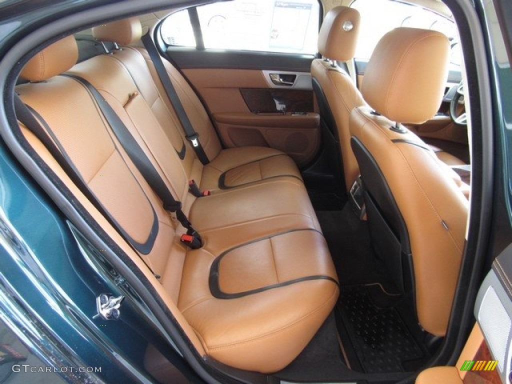 2012 XF Portfolio - British Racing Green Metallic / London Tan/Warm Charcoal photo #19