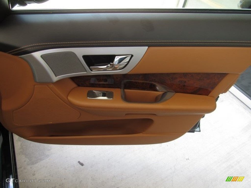 2012 XF Portfolio - British Racing Green Metallic / London Tan/Warm Charcoal photo #21