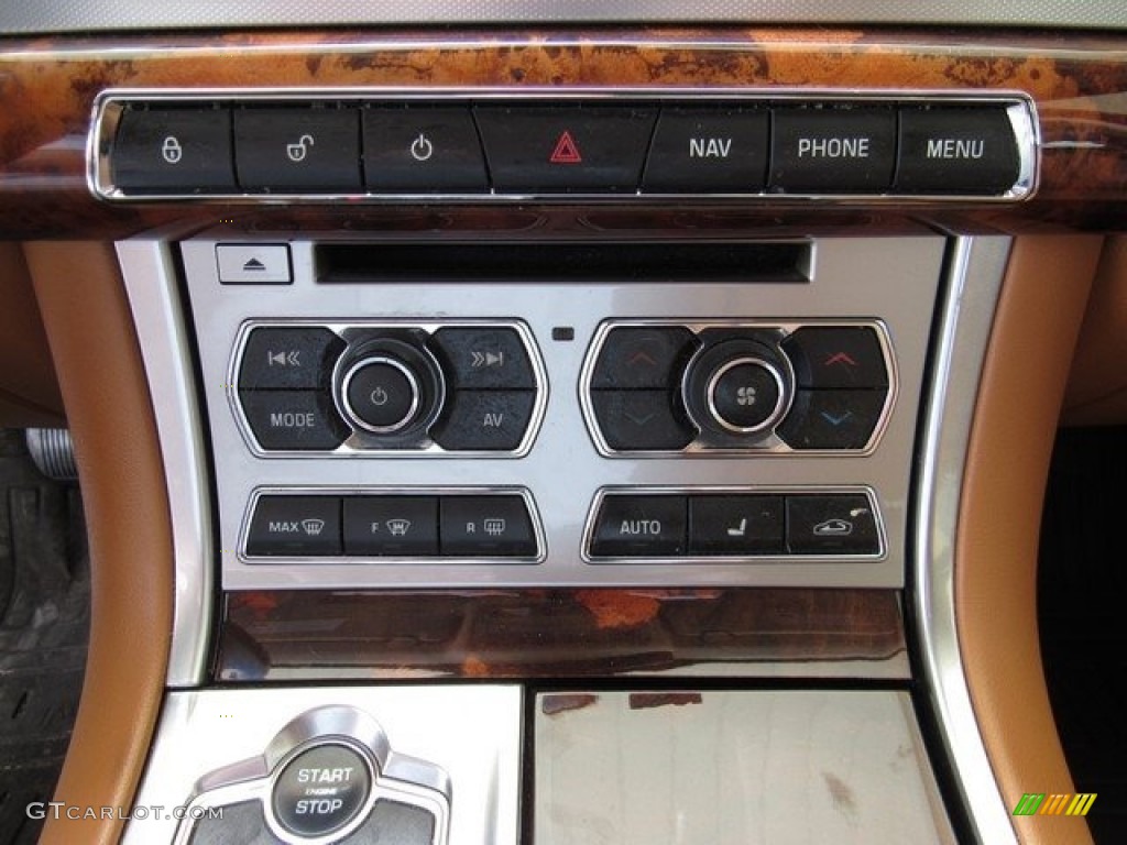 2012 XF Portfolio - British Racing Green Metallic / London Tan/Warm Charcoal photo #33