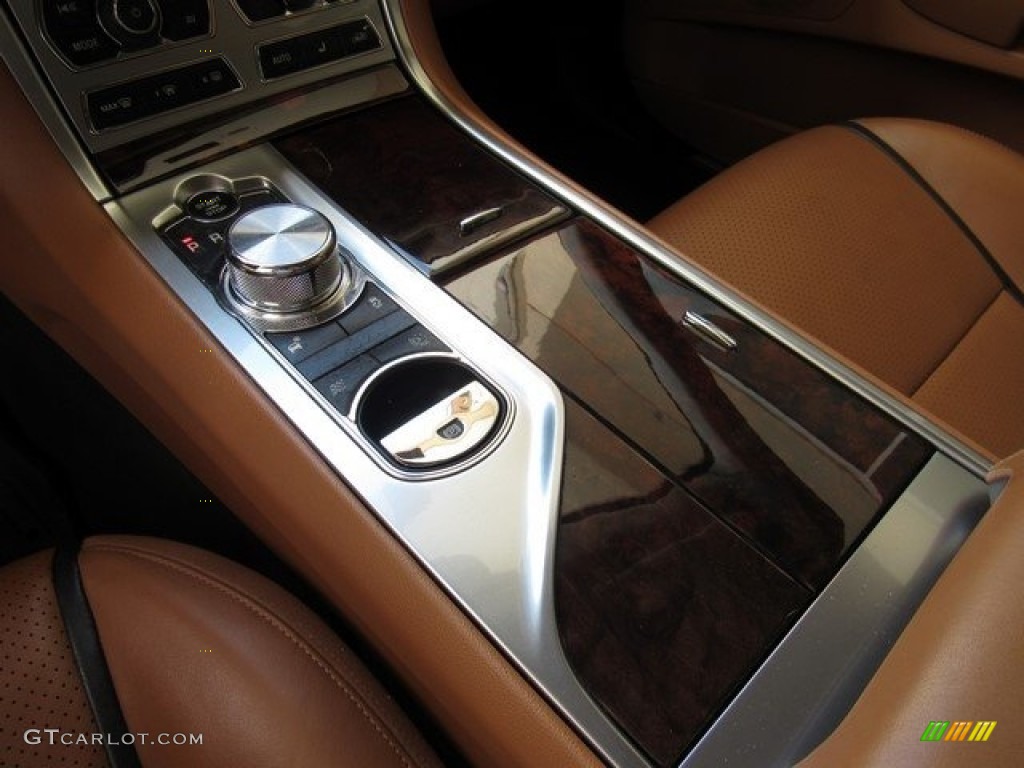 2012 XF Portfolio - British Racing Green Metallic / London Tan/Warm Charcoal photo #34