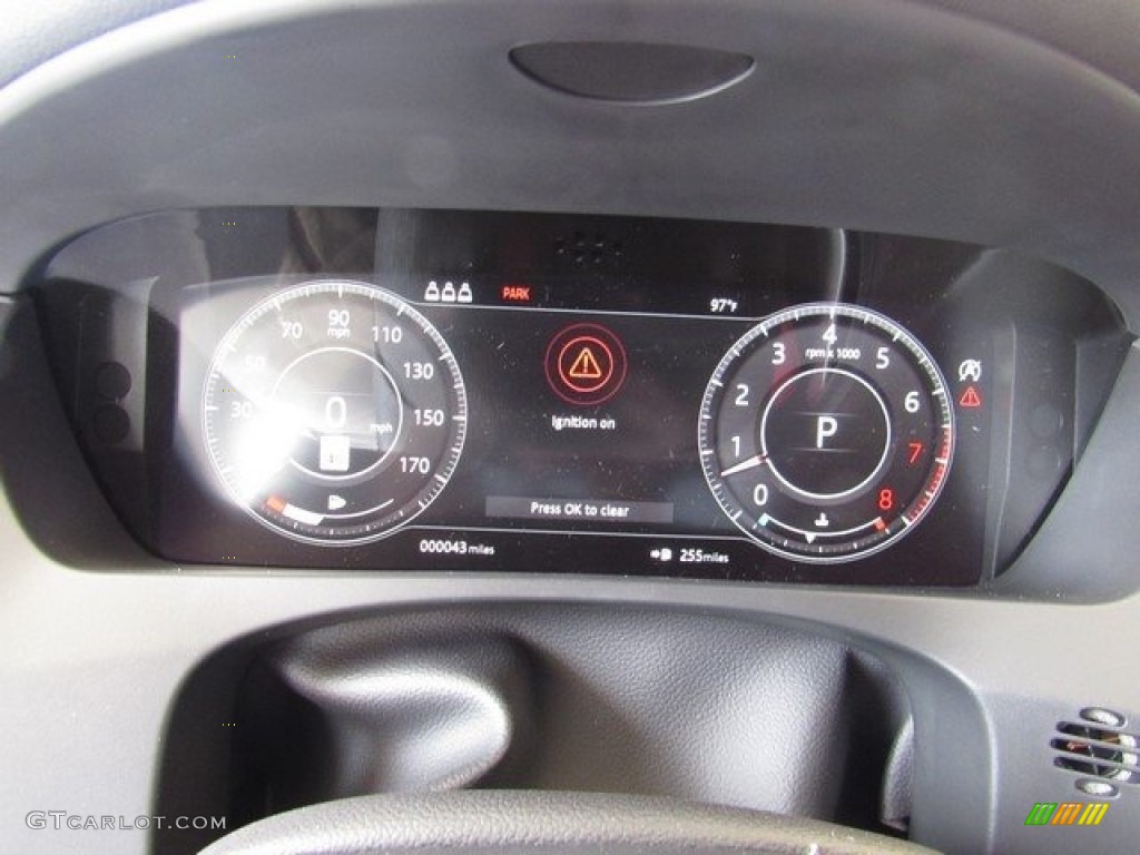 2019 Jaguar F-PACE S AWD Gauges Photo #128735594