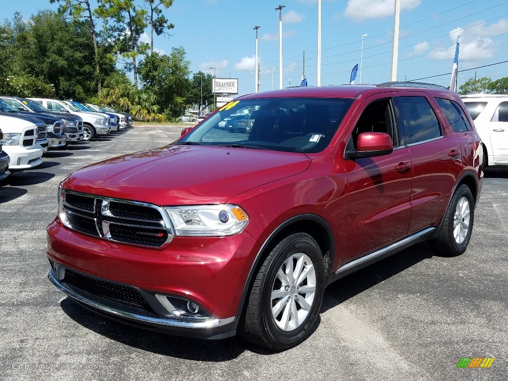 Deep Cherry Red Crystal Pearl Dodge Durango