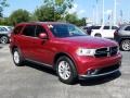 2014 Deep Cherry Red Crystal Pearl Dodge Durango SXT  photo #7