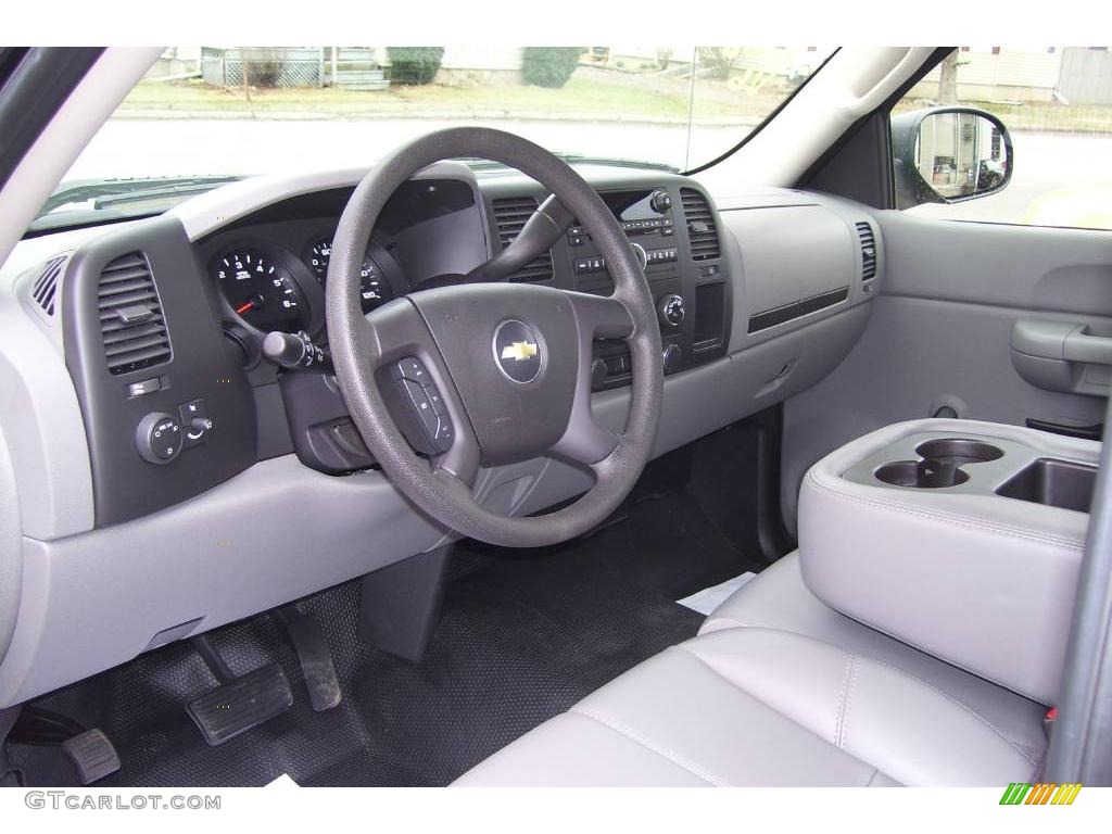 2008 Silverado 1500 Work Truck Regular Cab - Black / Dark Titanium photo #20