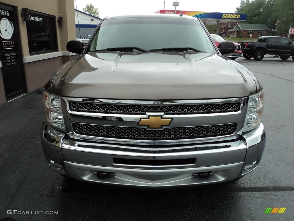 2013 Silverado 1500 LT Crew Cab 4x4 - Mocha Steel Metallic / Ebony photo #27