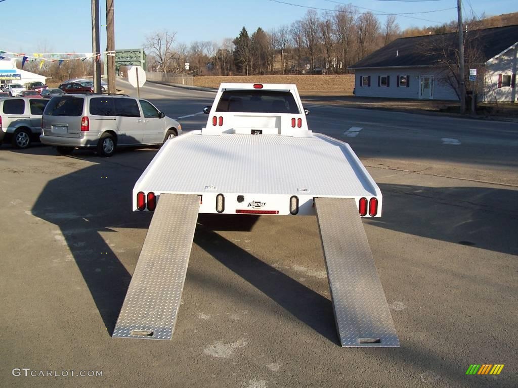 2008 Silverado 3500HD LT Crew Cab Chassis Car Hauler - Summit White / Ebony photo #10