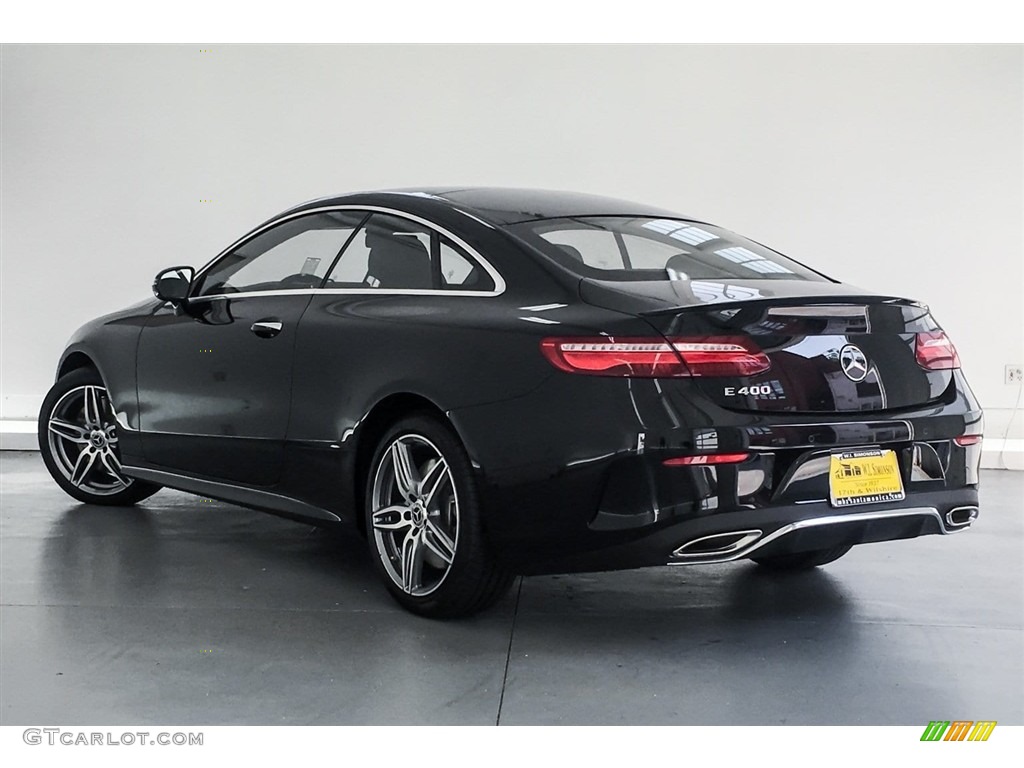 2018 E 400 Coupe - Black / Black photo #2