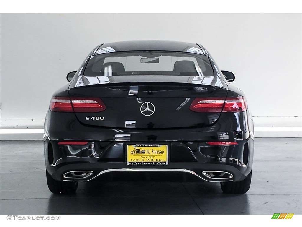 2018 E 400 Coupe - Black / Black photo #3