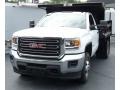 2019 Summit White GMC Sierra 3500HD Regular Cab 4WD Dump Truck  photo #5