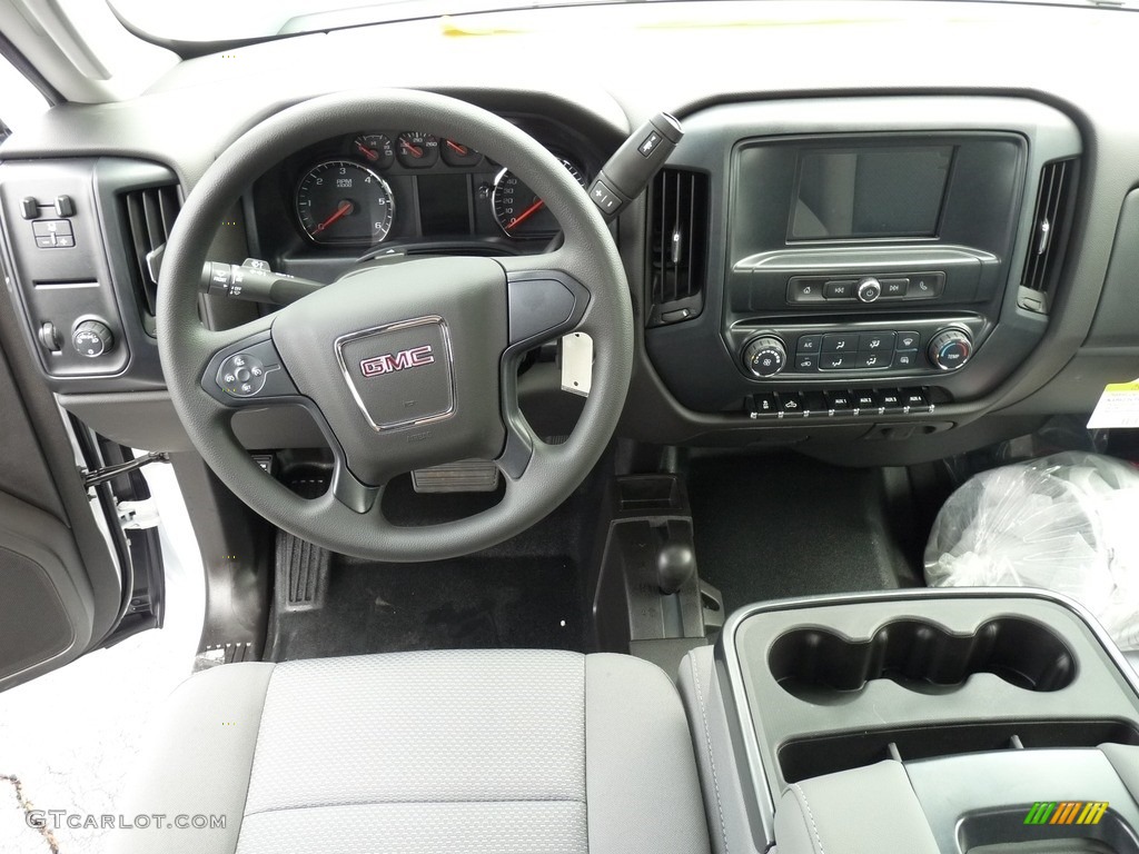 2019 Sierra 3500HD Regular Cab 4WD Dump Truck - Summit White / Dark Ash/Jet Black photo #12