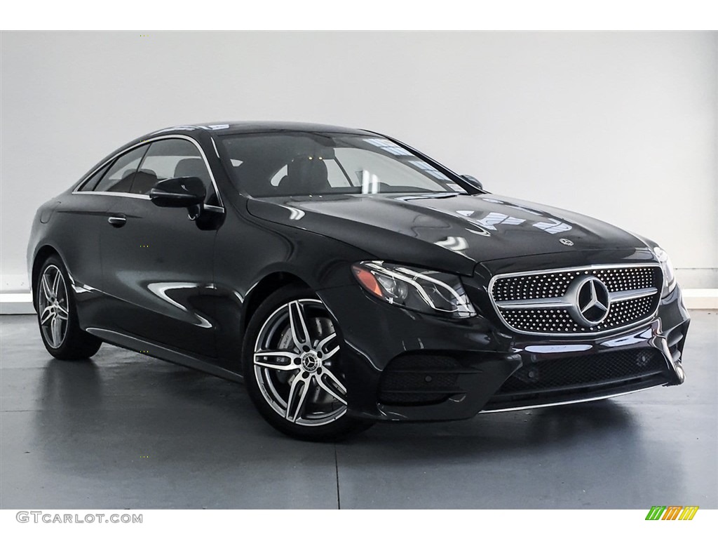 2018 E 400 Coupe - Black / Black photo #12