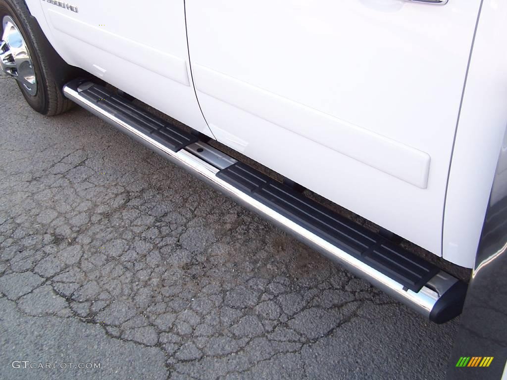 2008 Silverado 3500HD LT Crew Cab Chassis Car Hauler - Summit White / Ebony photo #14