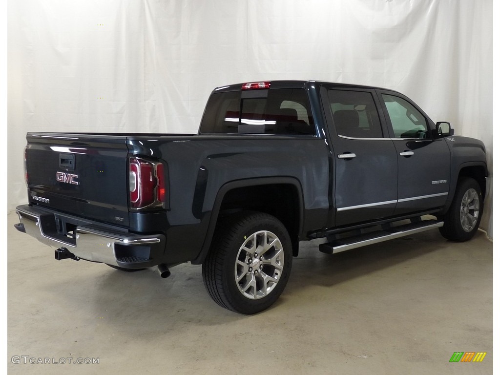 2018 Sierra 1500 SLT Crew Cab 4WD - Dark Slate Metallic / Cocoa/­Dune photo #2
