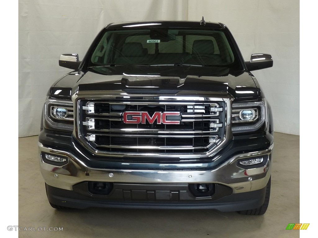 2018 Sierra 1500 SLT Crew Cab 4WD - Dark Slate Metallic / Cocoa/­Dune photo #4