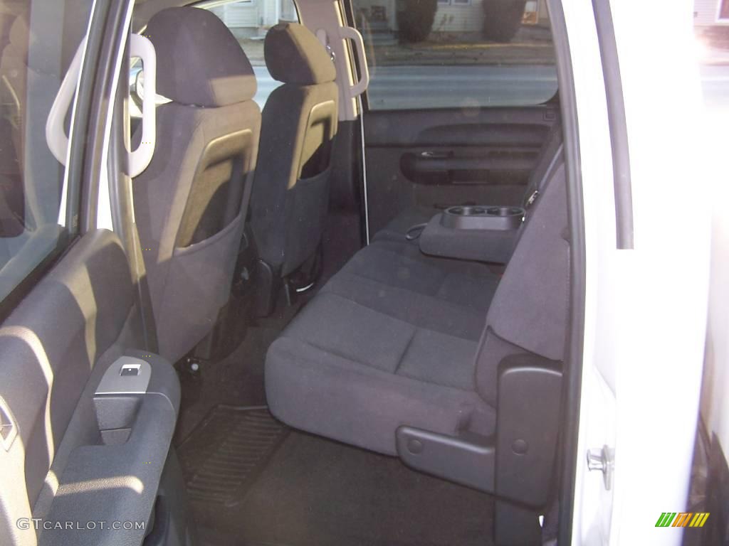 2008 Silverado 3500HD LT Crew Cab Chassis Car Hauler - Summit White / Ebony photo #19