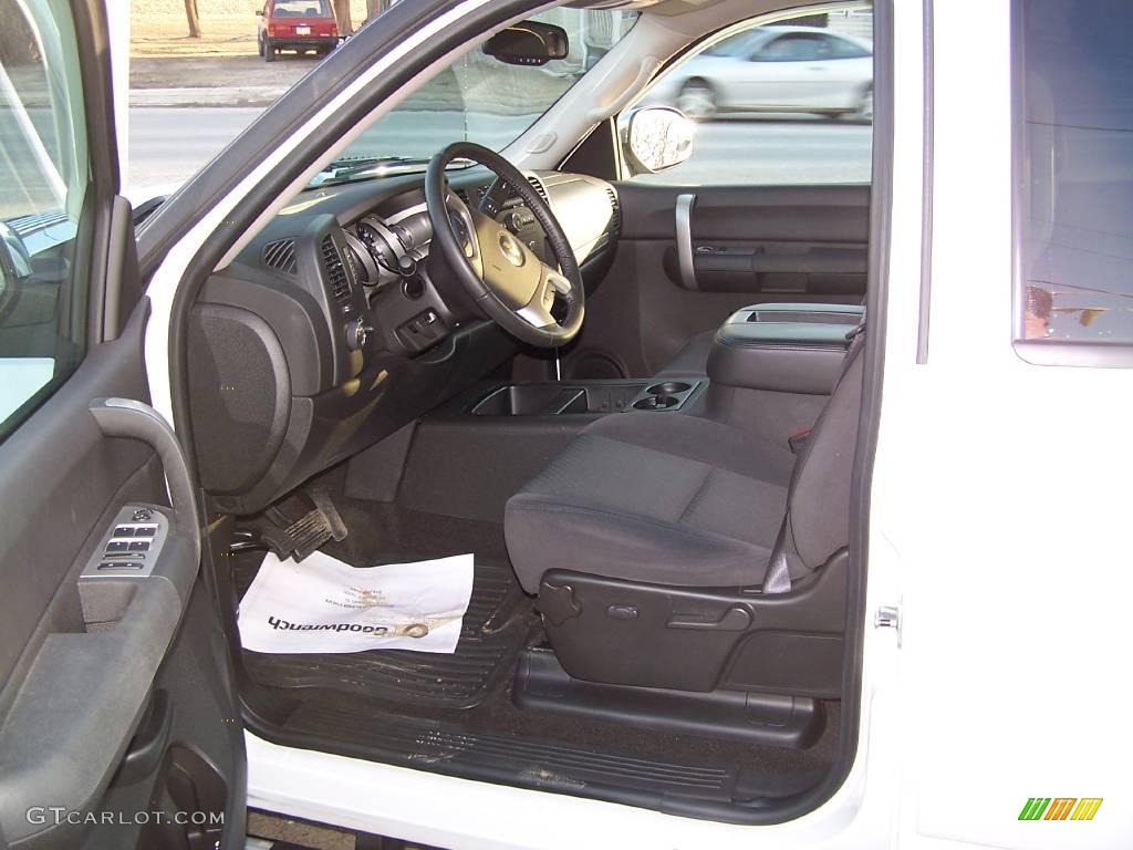 2008 Silverado 3500HD LT Crew Cab Chassis Car Hauler - Summit White / Ebony photo #21