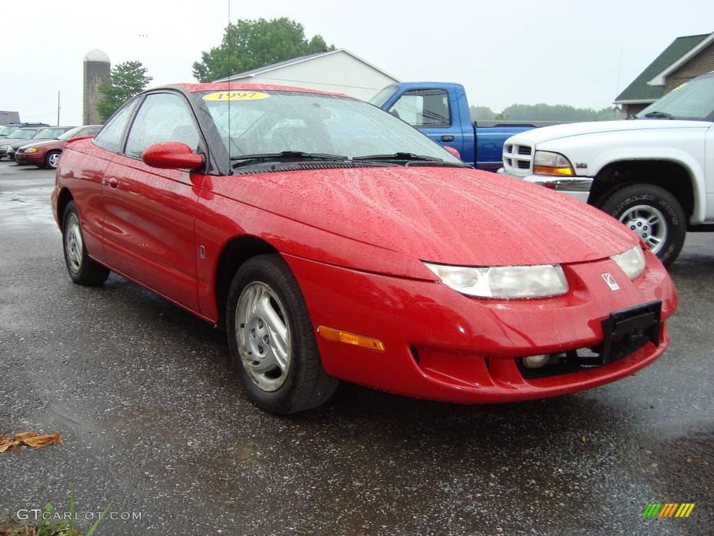 1997 S Series SC2 Coupe - Medium Red / Gray photo #2