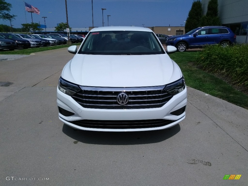 2019 Jetta S - Pure White / Titan Black photo #1