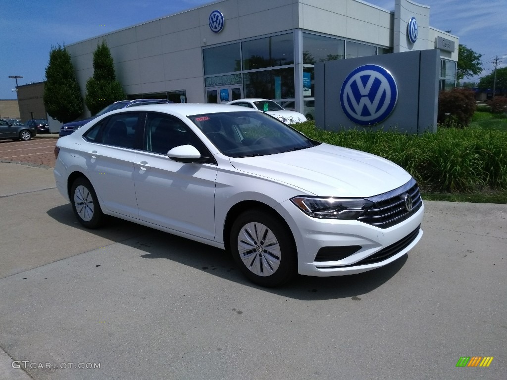 Pure White 2019 Volkswagen Jetta S Exterior Photo #128741328