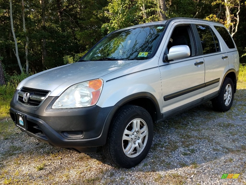 2003 CR-V EX 4WD - Satin Silver Metallic / Black photo #1