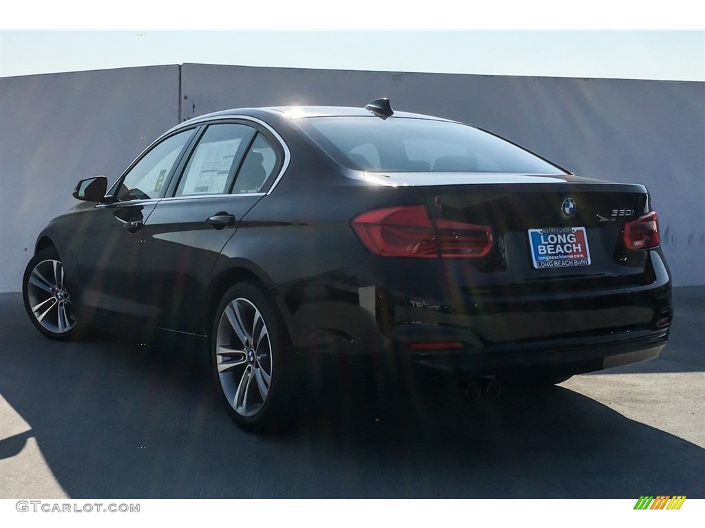 2018 3 Series 330i Sedan - Jet Black / Black photo #2