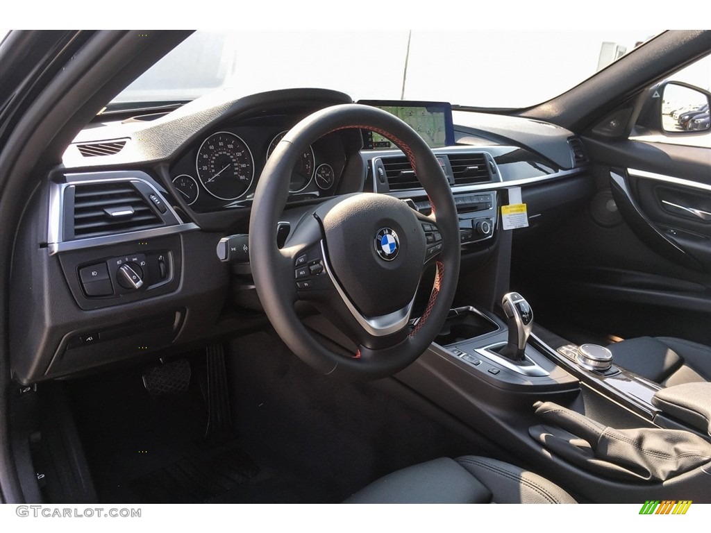 2018 3 Series 330i Sedan - Black Sapphire Metallic / Black photo #4