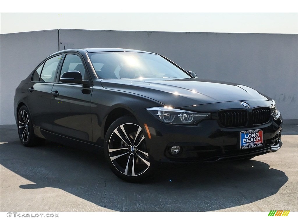 2018 3 Series 330i Sedan - Black Sapphire Metallic / Black photo #12