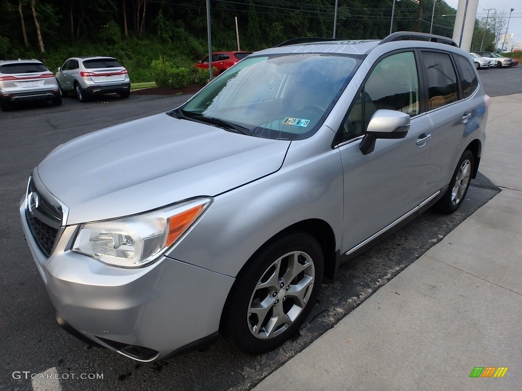 2015 Forester 2.5i Touring - Ice Silver Metallic / Black photo #7