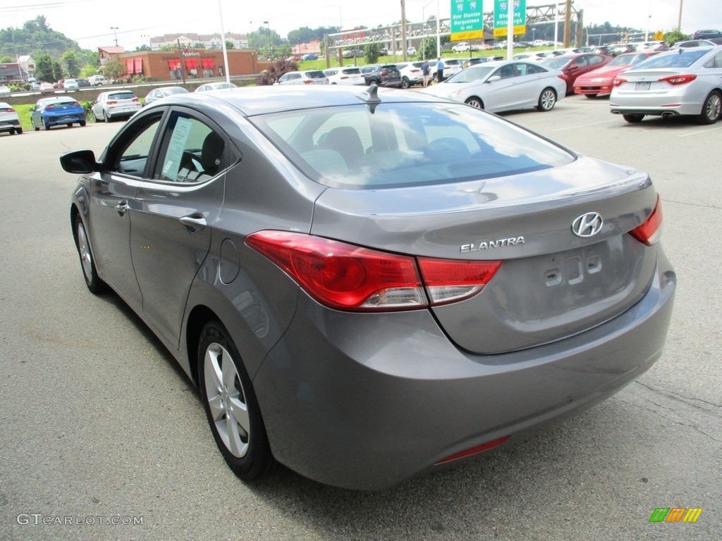 2012 Elantra GLS - Harbor Gray Metallic / Gray photo #5