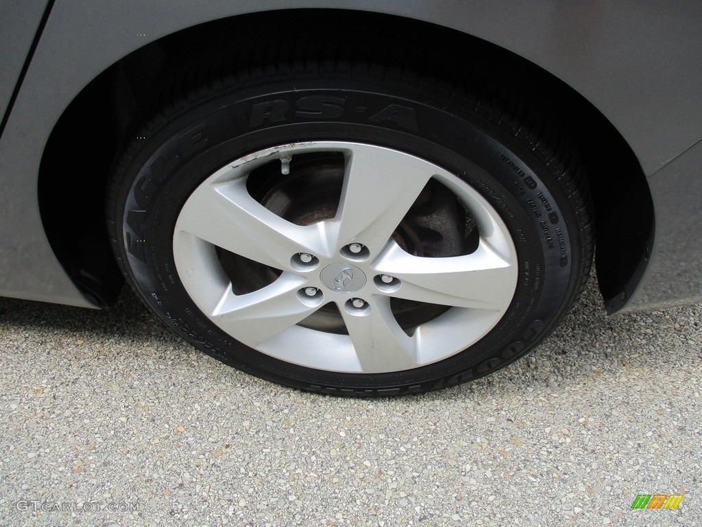 2012 Elantra GLS - Harbor Gray Metallic / Gray photo #6