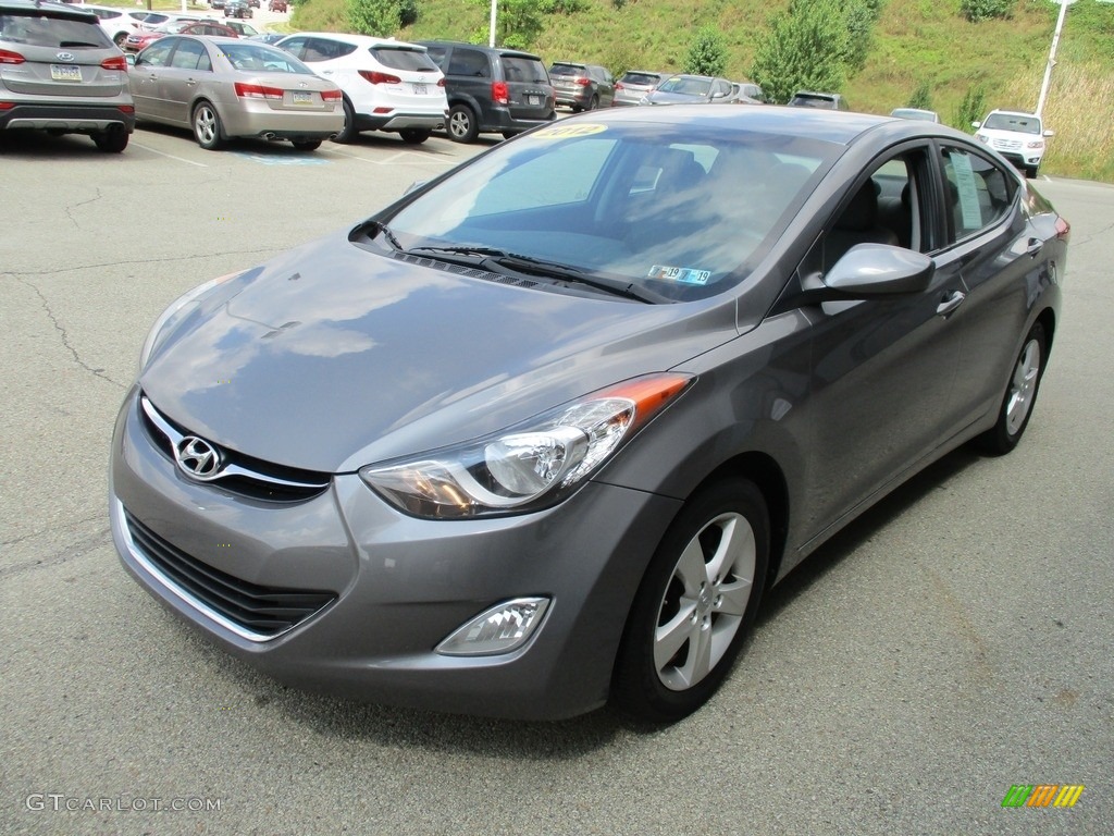2012 Elantra GLS - Harbor Gray Metallic / Gray photo #7