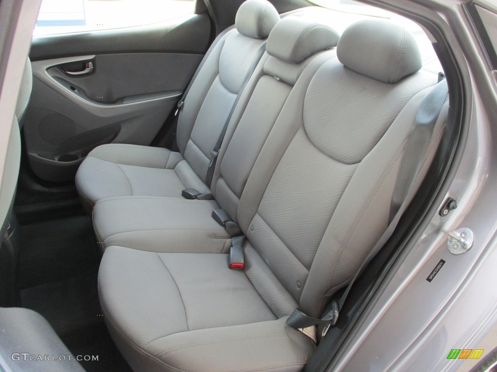 2012 Elantra GLS - Harbor Gray Metallic / Gray photo #12