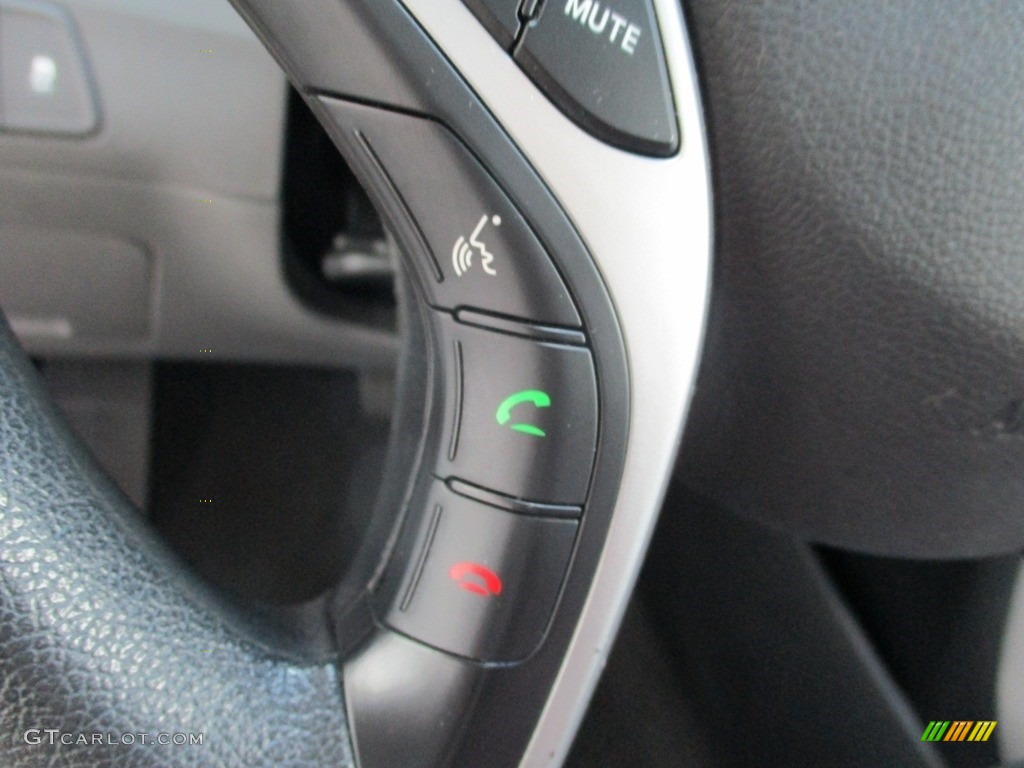 2012 Elantra GLS - Harbor Gray Metallic / Gray photo #16