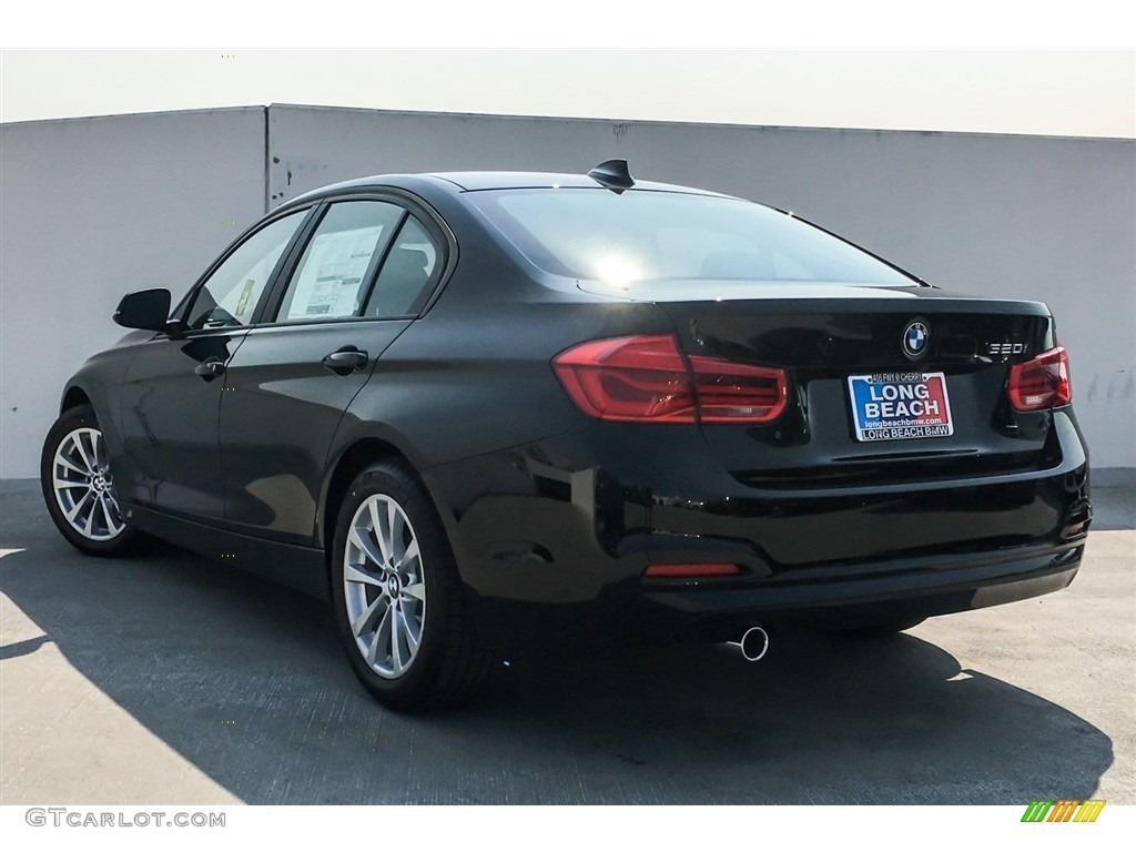 2018 3 Series 320i Sedan - Jet Black / Black photo #2