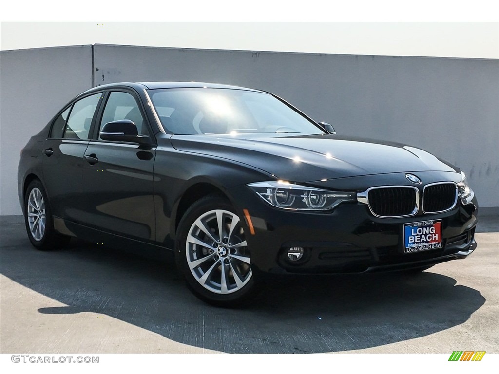 2018 3 Series 320i Sedan - Jet Black / Black photo #12