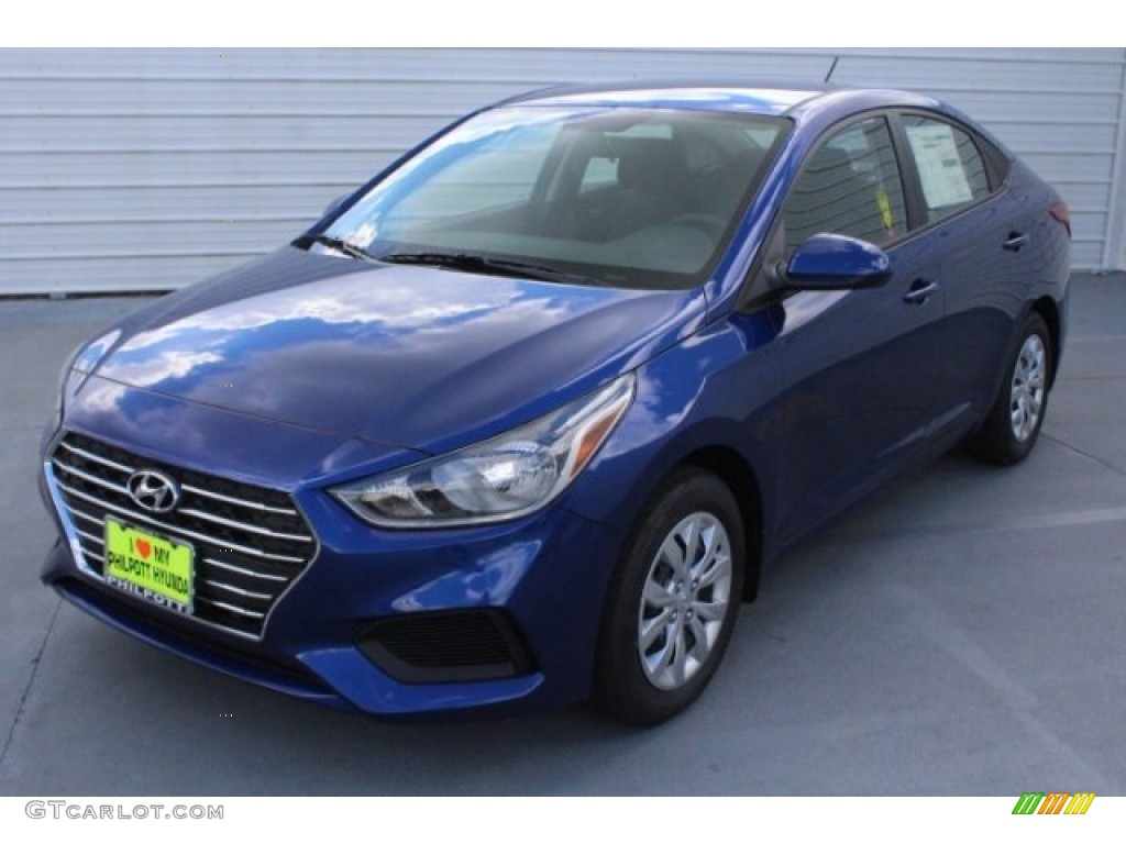 2019 Accent Limited - Admiral Blue Pearl / Black photo #3