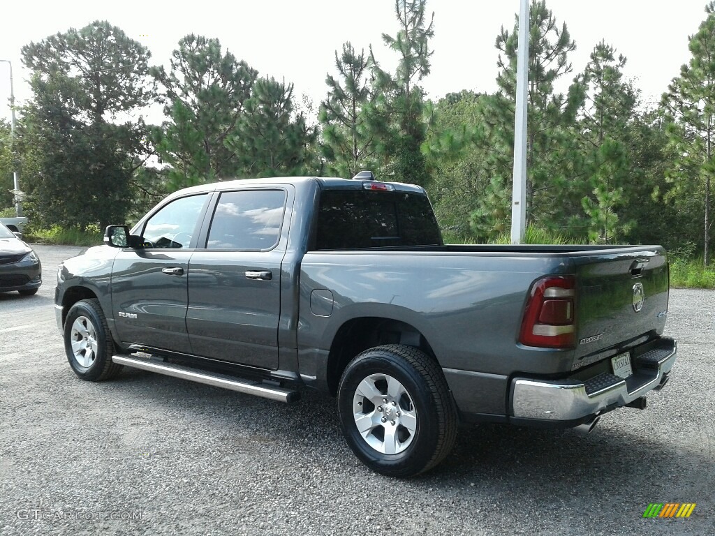 2019 1500 Big Horn Crew Cab 4x4 - Granite Crystal Metallic / Black/Diesel Gray photo #3