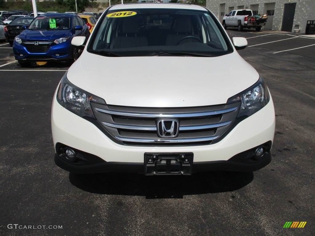 2012 CR-V EX 4WD - White Diamond Pearl / Gray photo #7