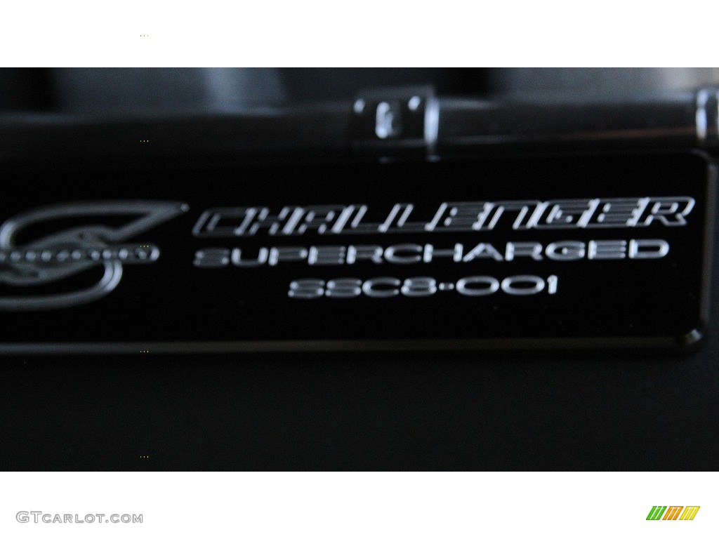 2008 Challenger SRT8 - Brilliant Black Crystal Pearl / Dark Slate Gray photo #9